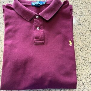 Ralph Lauren Burgundy Polo Shirt